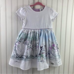 Disney Animators’ Collection Girls Mulan Princess White Party Dress Costume Sz 4